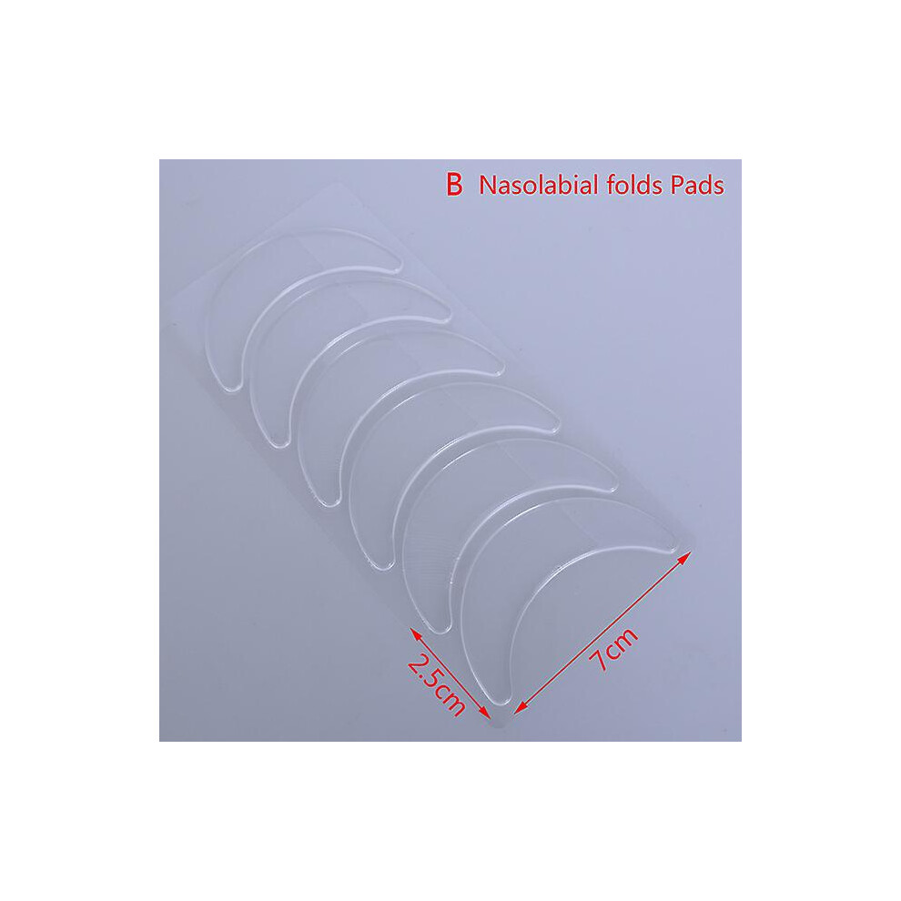 (6pcs) 1/2/4/5/6/20pcs Reusable Anti Eye Forehead Invisible Anti-aging Face Pad Medical Grade Silicone Prevent Wrinkles Lines Patch