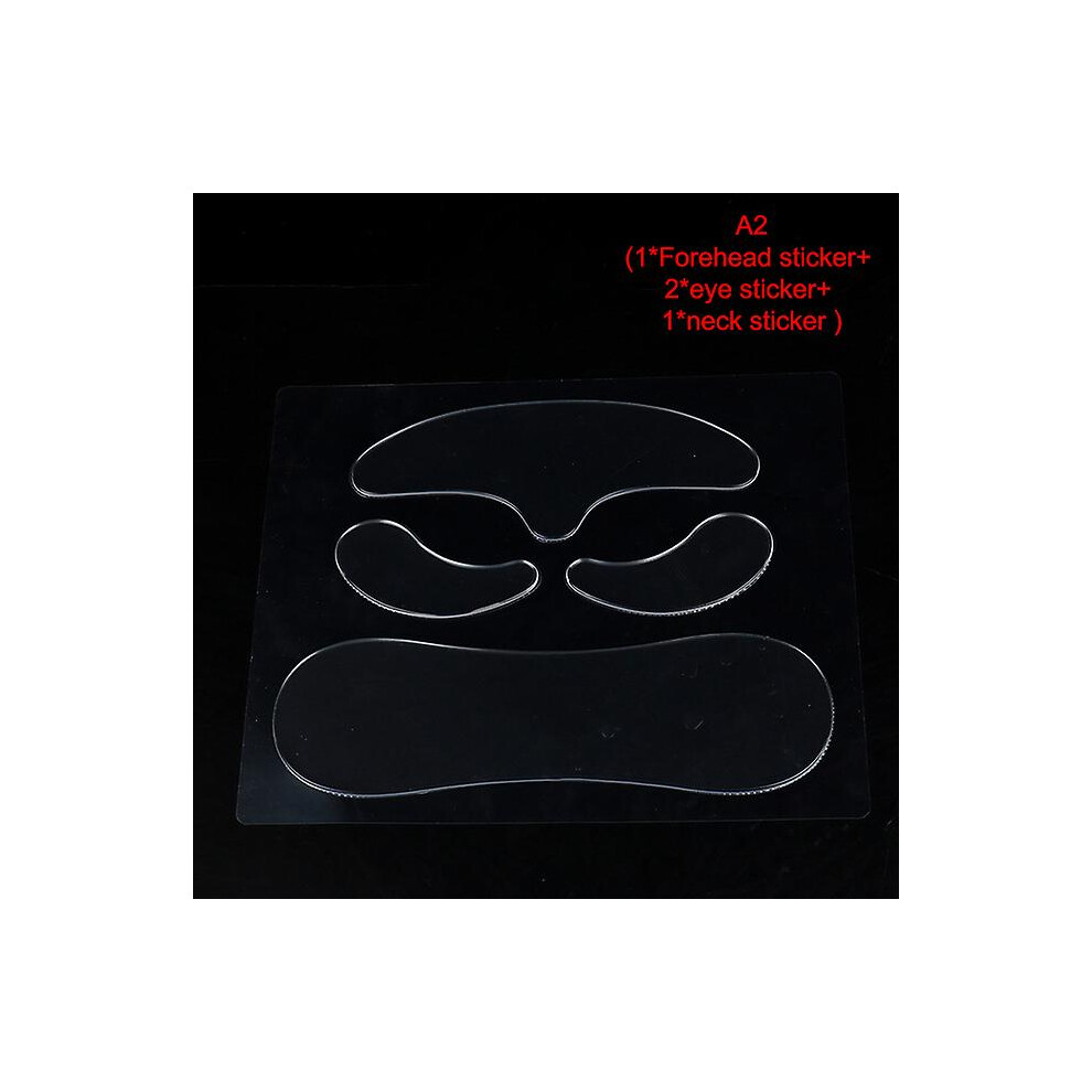 (4pcs) 1/2/4/5/6/20pcs Reusable Anti Eye Forehead Invisible Anti-aging Face Pad Medical Grade Silicone Prevent Wrinkles Lines Patch