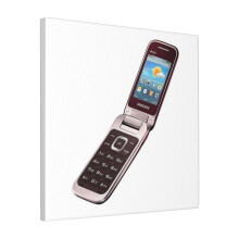 Canvas Print Only Flip Phone Wall Art Poster Room Decor 18x18 inch No Frame