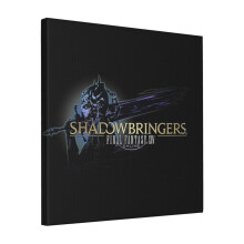 Canvas Print Only Final Fantasy XIV Shadowbringers Logo Wall Art Poster Room Decor 18x18 inch No Frame
