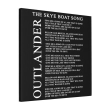 Canvas Print Only Outlander Merch Wall Art Poster Room Decor 18x18 inch No Frame