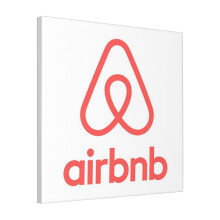 Canvas Print Only Airbnb , Airbnb , Airbnb , Airbnb , Airbnb , Airbnb Wall Art Poster Room Decor 18x18 inch No Frame