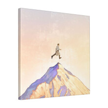 Canvas Print Only Walter Mitty Wall Art Poster Room Decor 18x18 inch No Frame