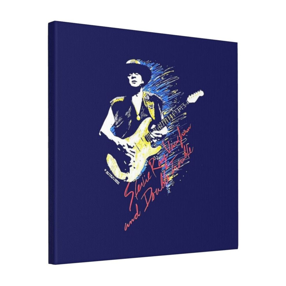Canvas Print Only SRV Stevie Ray Vaughan In Step Final Tour Before Death Double Wall Art Poster Room Decor 18x18 inch No Frame-image-OPC-PDPGTTJ-NEW