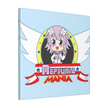 Canvas Print Only Neptunia Mania Parody Wall Art Poster Room Decor 18x18 inch No Frame