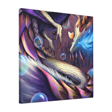 Canvas Print Only Soulseer Mizutsune - Monster Hunter Generations Ultimate Wall Art Poster Room Decor 18x18 inch No Frame