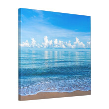 Canvas Print Only Ocean Wall Art Poster Room Decor 18x18 inch No Frame