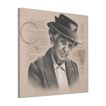 Canvas Print Only Miss Marple Wall Art Poster Room Decor 18x18 inch No Frame