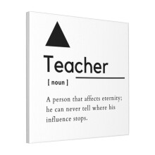 Canvas Print Only Noun Montessori Symbol Wall Art Poster Room Decor 18x18 inch No Frame