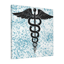 Canvas Print Only Registered Nurse (3) Wall Art Poster Room Decor 18x18 inch No Frame
