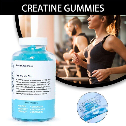 2-pack Creatine Gummies For Muscle Growth And Strength Workout Recovery 2