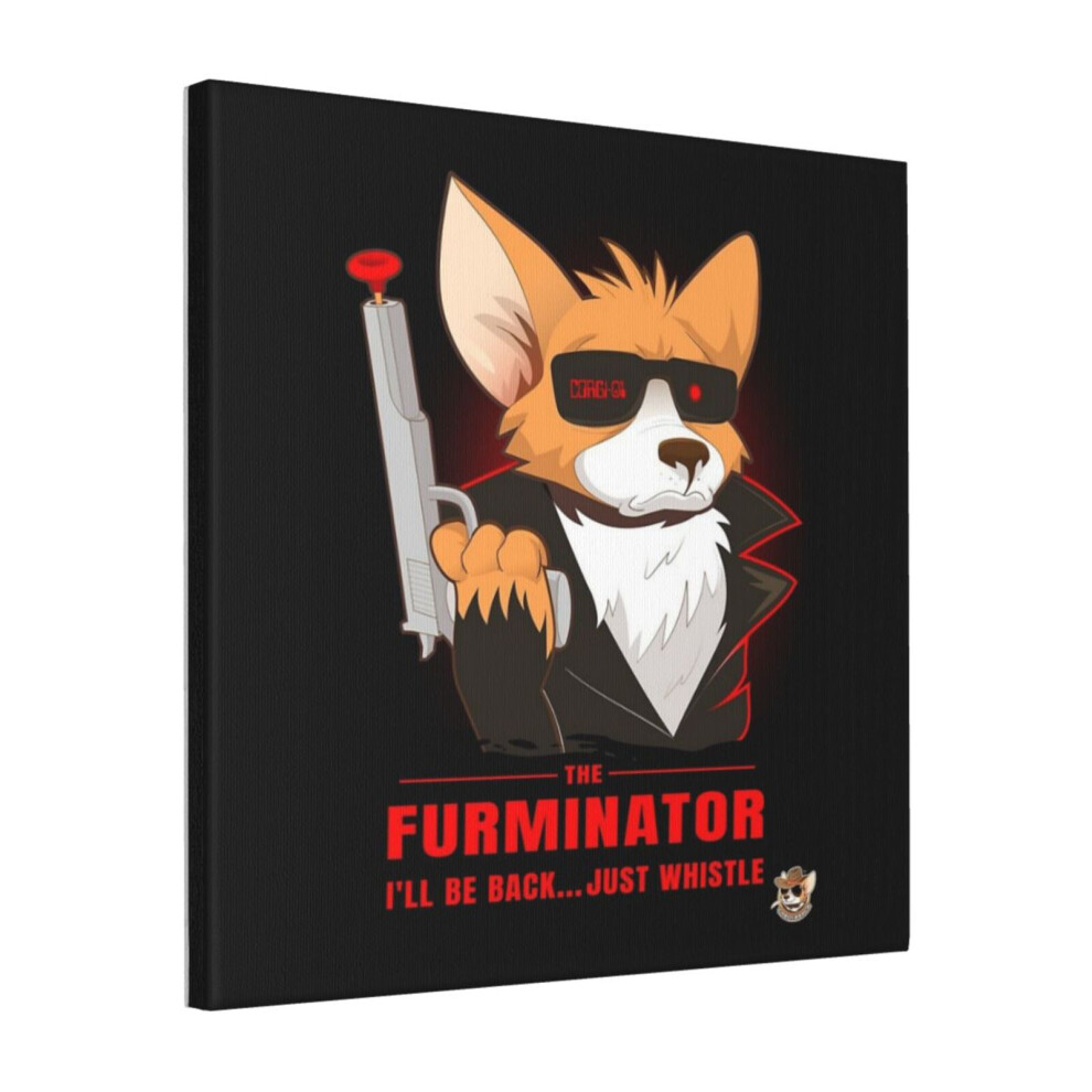 Canvas Print Only The Furminator Corgi Wall Art Poster Room Decor 18x18 inch No Frame-image-OPC-PDPGW8Q-NEW