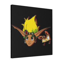 Canvas Print Only Jak Daxter Wall Art Poster Room Decor 18x18 inch No Frame