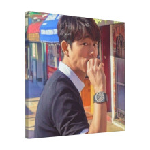 Canvas Print Only Gong Yoo Wall Art Poster Room Decor 18x18 inch No Frame