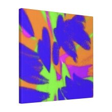 Canvas Print Only Splash Of Paint Wall Art Poster Room Decor 18x18 inch No Frame