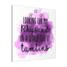 Canvas Print Only Looking For My Rhysand In A World Full Of Tamlins Wall Art Poster Room Decor 18x18 inch No Frame