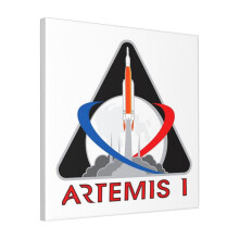 Canvas Print Only Artemis One New Logo Wall Art Poster Room Decor 18x18 inch No Frame
