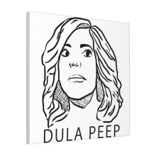 Canvas Print Only Wendy Dula Peep Wall Art Poster Room Decor 18x18 inch No Frame