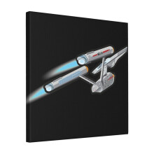 Canvas Print Only Enterprise Wall Art Poster Room Decor 18x18 inch No Frame