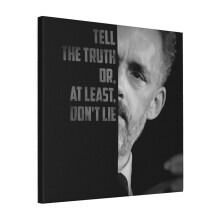 Canvas Print Only Jordan B Peterson - Rule 8 Wall Art Poster Room Decor 18x18 inch No Frame