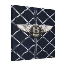 Canvas Print Only Luxury Fast Cars Bentley Logo Grill Wall Art Poster Room Decor 18x18 inch No Frame