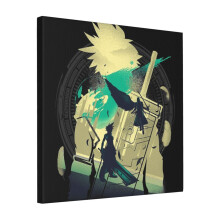 Canvas Print Only Ex-Soldier Of The VII Ver 2 Wall Art Poster Room Decor 18x18 inch No Frame