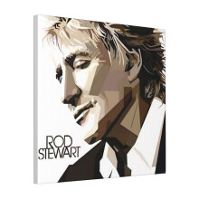 Canvas Print Only Sir Rod Black White Wall Art Poster Room Decor 18x18 inch No Frame