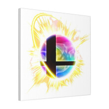 Canvas Print Only Smash Ball Wall Art Poster Room Decor 18x18 inch No Frame
