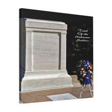 Canvas Print Only Tomb Of The Unknown Soldier Wall Art Poster Room Decor 18x18 inch No Frame