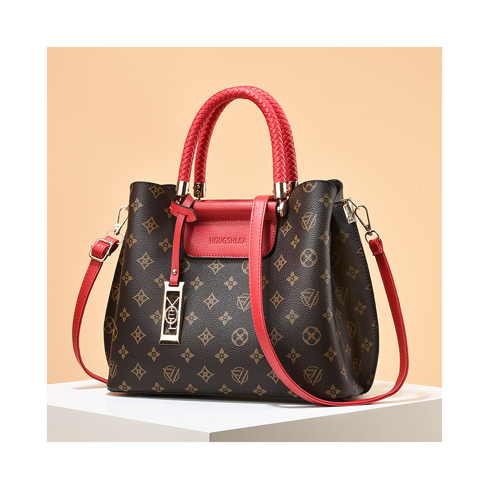 Veishet (Coffee Red) Womens Handbag Shoulder Bag Fashionable Accessorie Large Capacity Portable
