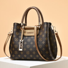(Coffee Gold) Womens Handbag Shoulder Bag Fashionable Accessorie Large Capacity Portable