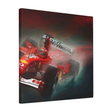 Canvas Print Only FIRE AND ICE Wall Art Poster Room Decor 18x18 inch No Frame