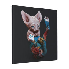 Canvas Print Only Mr. Wrinkles Wall Art Poster Room Decor 18x18 inch No Frame