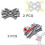 Duplo train tracks blocks crossover parts railway switch building bricks gift 4