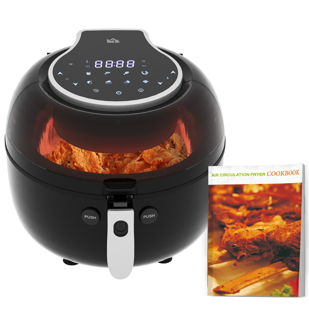 7L Air Fryer Oven Air Fry Roast Broil Bake Dehydrate 7 Presets Timer