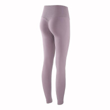 (Lilac, M) Women's Seamless Leggings Tummy Control Peach Butt Lift High Waist Yoga Fitness Pilates Tights Sports Activewear Stretchy