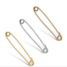 Collar Pins For Men Safety Pin Style Tie Bar For Wedding Business 3 Pcs