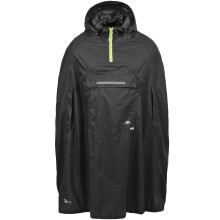(M, Black) Trespass Unisex Adults QikPac Outdoor Walking Waterproof Pullover Coat Poncho