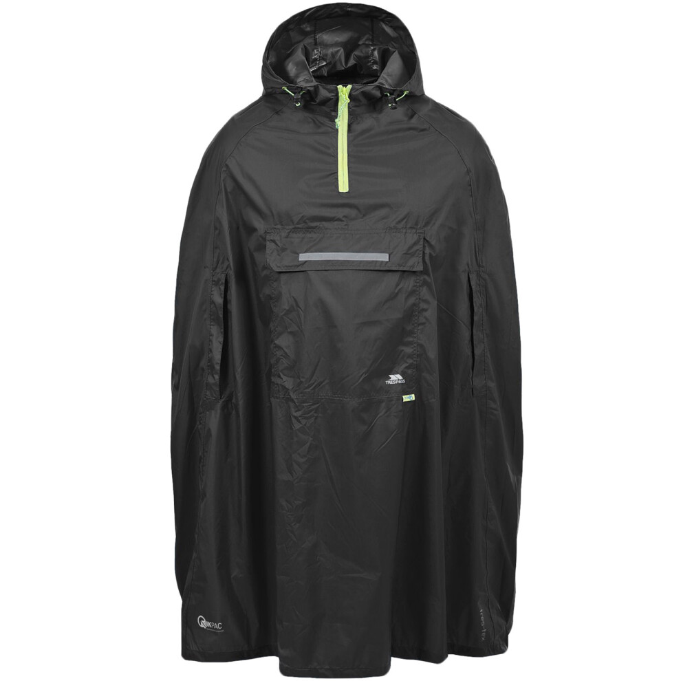 Trespass Unisex Black Poncho Qikpac - Image 2