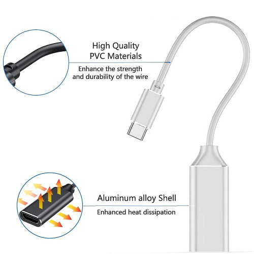Usb C To Hdmi Adapter, 4k Type-c To Hdmi Adapter (thunderbolt 3 Compat 1