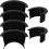 6Pcs Pool Table Pockets Liner Billiards Liner Replacement Part, 4 Corner 2 Side Corner Liners for Bumper Pool Table Billiard Replacement Accessories 1