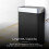Tower Tower T938020BLTower T938020BLK Compact Sensor Bin, Large 60L, Hands Free Opening, Automatic Close, Retaining Ring, BlackK - 60L Compact Sensor Bin 3