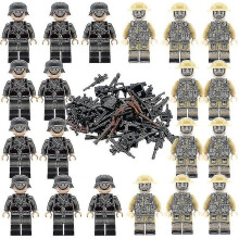20pcs Soldiers Weapons Mini Figures Ww2 Military Setarmy Weapons