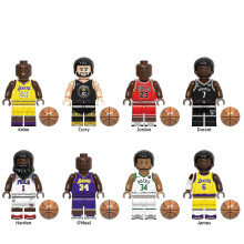 Basketball Players Figures Building Blocks Kids Gift Toys 4.5cm Set Of 8pcs