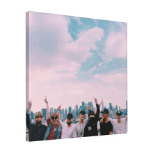 Canvas Print Only BTS Wall Art Poster Room Decor 18x18 inch No Frame