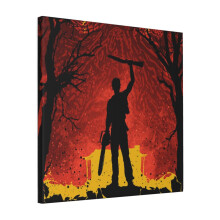 Canvas Print Only Ash Evil Dead Wall Art Poster Room Decor 18x18 inch No Frame