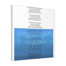 Canvas Print Only The View From Halfway Down Wall Art Poster Room Decor 18x18 inch No Frame