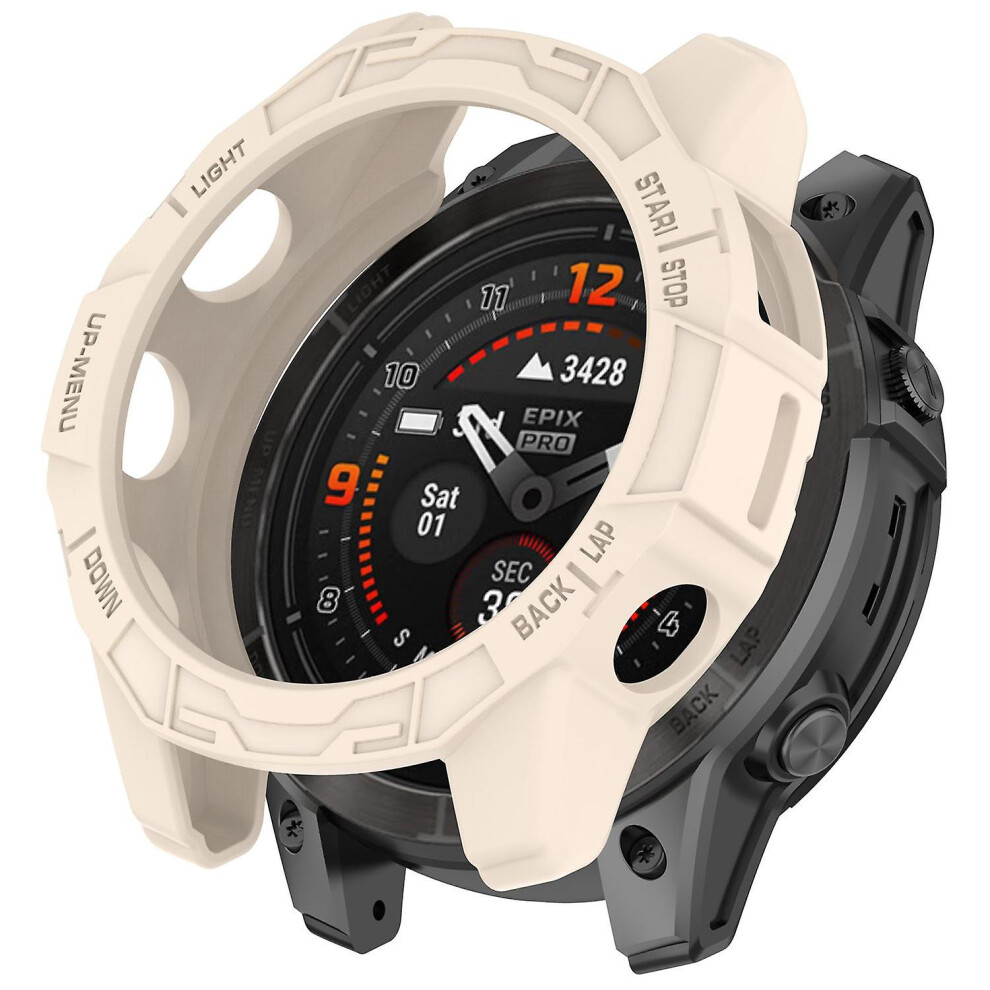 (Starlight) Tpu Watch Case For Garmin Epix Pro 51Mm/(Gen 2) 51Mm /Fenix 7X Pro / 7X Anti-Scratch Hollow Cover 9152243197366