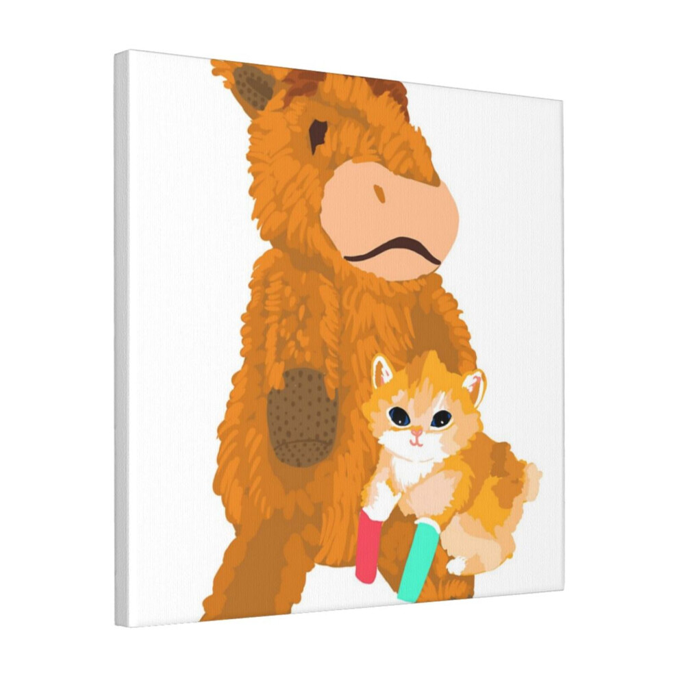 Canvas Print Only Best Buddies Wall Art Poster Room Decor 18x18 inch No Frame-image-OPC-PDPHNG7-NEW