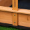 Outsunny Outsunny Kids Wooden Sandbox Sand Pit Height Adjustable with Canopy Basins 6